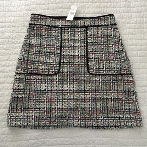 NWT Loft tweed skirt, size 0